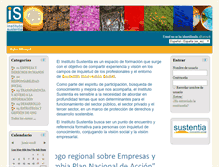 Tablet Screenshot of institutosustentia.com